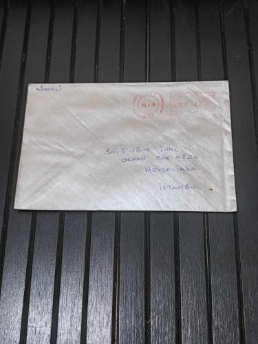LOT.6 » 1988 Damgalı Zarflı Mektup | Heybeliada Adresli | Nostaljik Posta Evrakı