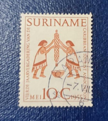 Surinam _ damgalı pul