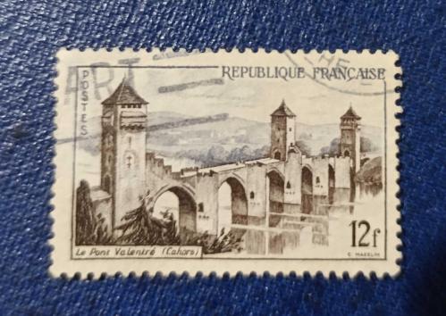 Fransa _ damgalı pul