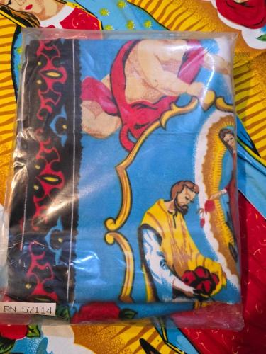 Meryem Ana TEMALI BASKI DUVAR HALISI TÜRK MALI 90X130 CM POŞETİNDE SIFIR