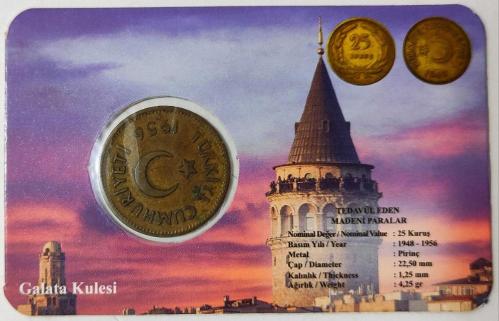 1956 Pirinç 25 Kuruş..