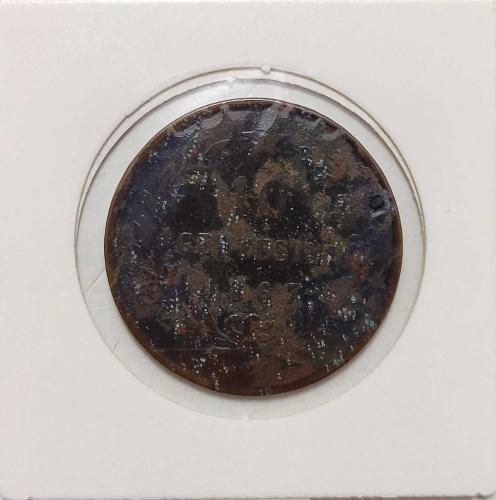 1867 Yılı İtalya 10 Centesimi..