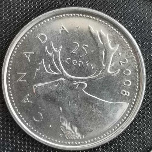 KANADA  2008   25 CENT