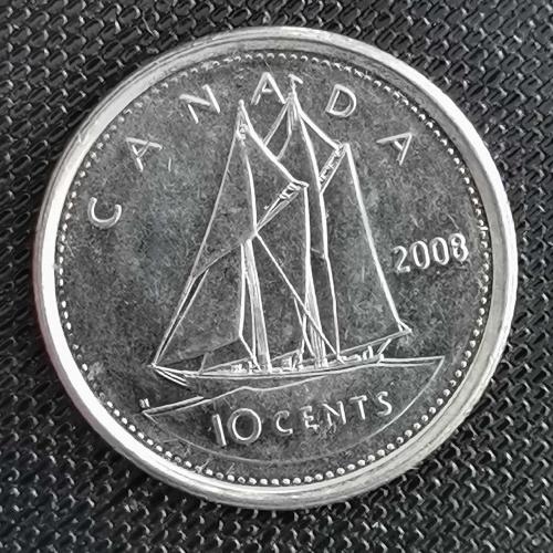 KANADA  2008   10  CENT
