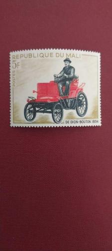 Mali Cumhuriyeti *De Dion-Bouton buharlı otomobil*1984*Mnh