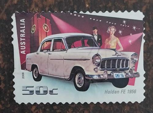 Avustralya araba temalı pul