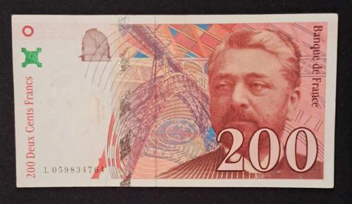 FRANSA 200 FRANK ÇÇT ++ 1997 KAĞIT PARA