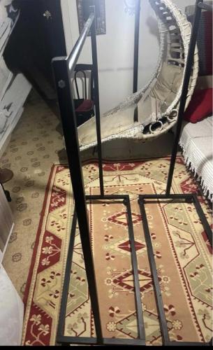 Demonte Tekerlekli Elbise Askılığı 2 Adet Yükseklik 156 cm Uzunluk 120 cm En 50 cm