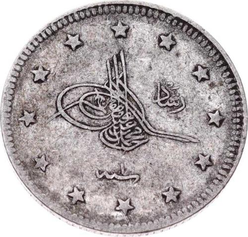 M.Reşad 2 Kuruş 1327/1 Gümüş - ÇÇT  OMP3173