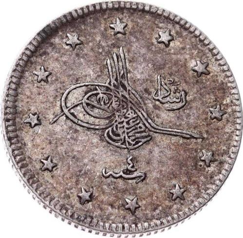 M.Reşad 2 Kuruş 1327/4 Gümüş - ÇÇT  OMP3184