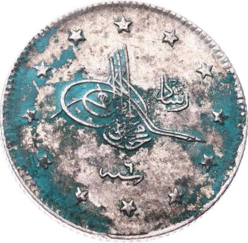M.Reşad 2 Kuruş 1327/6 Gümüş - ÇÇT  OMP3185