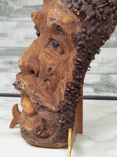 Sanatçı Elinden Muazzam El Oyma Masif Ahşap Figür