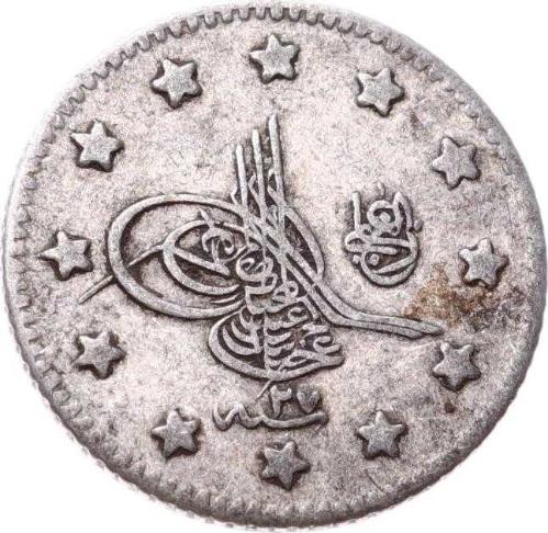 Abdülhamid 1 Kuruş 1293/27 Gümüş - ÇÇT  OMP3191