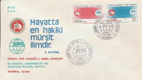 1981 AVRUPA FİZİK DERNEĞİ 5.GENEL KONGRESİ FDC