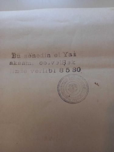 OSMANLI DÖNEMİ PRİŞTİNE TUĞRALI MÜLK TAPUSU 2...