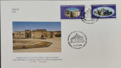 83) 1996 Tarihi, sosyal ve kültürel varlıklarımız FDC