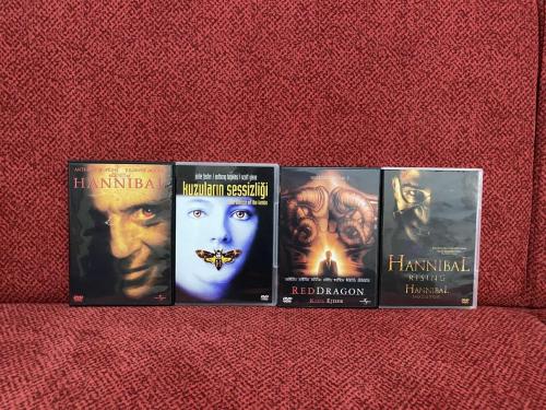 Hannibal Lecter - 4 Dvd ( Kuzuların Sessizliği , Hannibal , Red Dragon , Hanibal Doğuyor ) TÜRKÇE ALTYAZILI