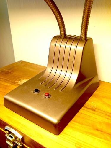 ANTİKA ART DECO OFİS ÇALIŞMA MASA LAMBASI FLEXARM - CHİCAGO 1940'LAR