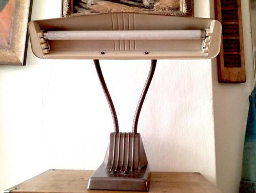 ANTİKA ART DECO OFİS ÇALIŞMA MASA LAMBASI FLEXARM - CHİCAGO 1940'LAR