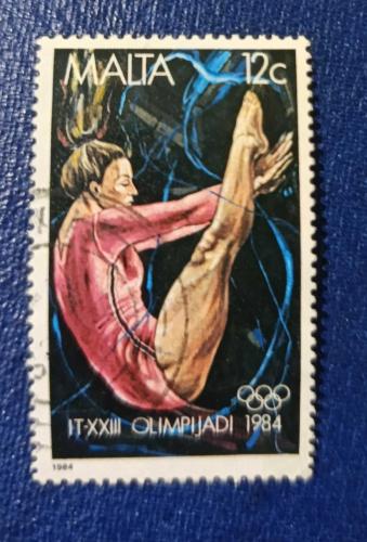 Malta _ damgalı pul
