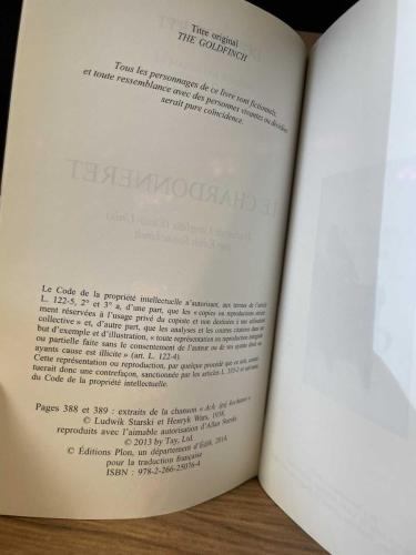 Le Chardonneret - Donna Tartt - Français - Pocket