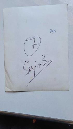 YILDIRIM GENCER'İN ORİJİNAL FOTOĞRAFI - 20 x 15 cm EBADINDA - YILDIRIM GENCER, ÇATALCA CEZA ve TEVKİF EVİ'NDEYKEN ÇEKİLMİŞ BİR KARE