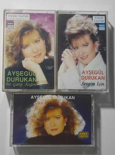 3 ADET AYŞEGÜL DURUKAN KASETİ