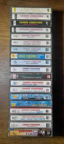 19 ADET CENGİZ COŞKUNER KASETİ