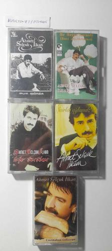 5 ADET AHMET SELÇUK İLKAN KASETİ