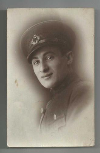 ROZETLİ ESKİ ASKERİ TALEBE FOTOĞRAFI...