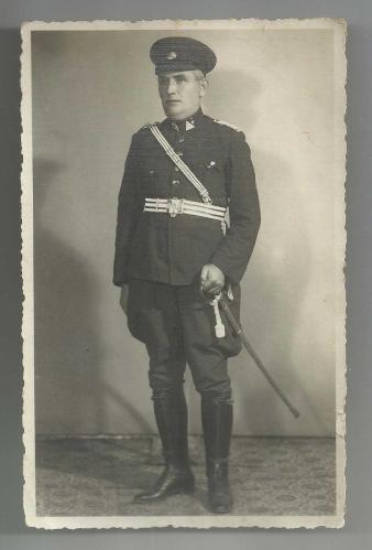 14.YIL CUMHURİYET BAYRAMI HATIRASI TÖREN KIYAFETLİ SUBAY FOTOĞRAFI...