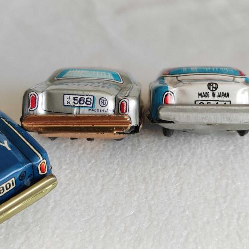 ESKİ TENEKE OYUNCAK ARABALAR ( 3 Adet - Japon )