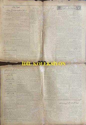 Osmanlıca Tasvir-i Efkar Gazetesi, Orijinal Dönem Basım, (Ottoman Newspaper) - 29 Kasım 1918 - Sayı: 2575 - Hicri: 26 Safer 1337 - Rumi: 29 Teşrin-i Sani 1334 - Siyasiyat: 'Hep kendimiz Yapacağız!' Ebüzziya-zade - Mütekaidin-i Askeriyenin Tavzifi Meselesi - (Fotoğraflar) Enver Paşa'nın Pek Yolsuz Surette Tekaüde Sevk Ettiği Muktedir ve Tecrübeli Ümeramızdan Çürüksulu Mahmut Paşa - Harb-i Hazırın Bidayetinde Enver Paşa'nın Ancak Şahsi Düşüncelerle Tekaüde Sevk Eylediği Mütefennin ve Muabassır Ümeramızdan Nafıa Nazır-ı Sabıkı Ziya Paşa - Berlin Sefir-i Sabıkı Olup Cesareti ve Malumatıyla Meşhur Olan ve Enver Paşa Tarafından Takaüde Sevk Olunan Mahmut Muhtar Paşa - Teşkilatla Hareketin İlk Faideleri - Teşkilatsızlık Şuriş Tevlid Eder - İrtibat Komiserlikleri - Muhtelit İnzibat Müfrezeleri - Semerat-ı Müfide Husule Geliyor - İtilaf İspanya'yı da Kazandı - Şehrimizdeki Sabık Müttefikler Süferası - Osmanlı-Fransız Münasebat-ı Ticariyesi - Şehrimizdeki Almanlar