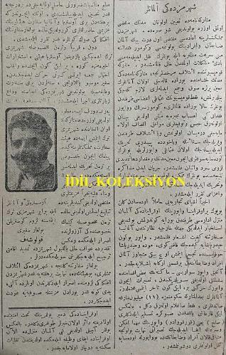 Osmanlıca Tasvir-i Efkar Gazetesi, Orijinal Dönem Basım, (Ottoman Newspaper) - 29 Kasım 1918 - Sayı: 2575 - Hicri: 26 Safer 1337 - Rumi: 29 Teşrin-i Sani 1334 - Siyasiyat: 'Hep kendimiz Yapacağız!' Ebüzziya-zade - Mütekaidin-i Askeriyenin Tavzifi Meselesi - (Fotoğraflar) Enver Paşa'nın Pek Yolsuz Surette Tekaüde Sevk Ettiği Muktedir ve Tecrübeli Ümeramızdan Çürüksulu Mahmut Paşa - Harb-i Hazırın Bidayetinde Enver Paşa'nın Ancak Şahsi Düşüncelerle Tekaüde Sevk Eylediği Mütefennin ve Muabassır Ümeramızdan Nafıa Nazır-ı Sabıkı Ziya Paşa - Berlin Sefir-i Sabıkı Olup Cesareti ve Malumatıyla Meşhur Olan ve Enver Paşa Tarafından Takaüde Sevk Olunan Mahmut Muhtar Paşa - Teşkilatla Hareketin İlk Faideleri - Teşkilatsızlık Şuriş Tevlid Eder - İrtibat Komiserlikleri - Muhtelit İnzibat Müfrezeleri - Semerat-ı Müfide Husule Geliyor - İtilaf İspanya'yı da Kazandı - Şehrimizdeki Sabık Müttefikler Süferası - Osmanlı-Fransız Münasebat-ı Ticariyesi - Şehrimizdeki Almanlar