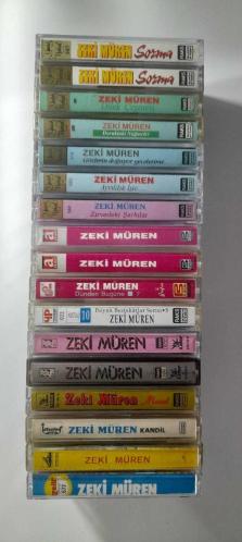 17 ADET ZEKİ MÜREN KASETİ