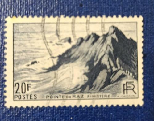 Fransa _ damgalı pul