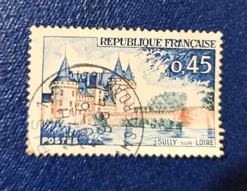 Fransa _ damgalı pul