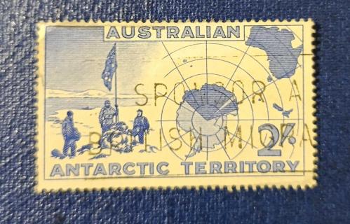 Avustralya Antarktikası _ damgalı pul