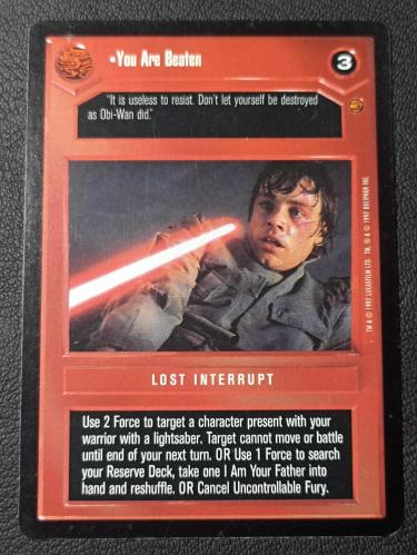Star Wars Oyun Kartı 1997