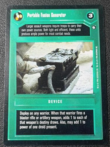 Star Wars Oyun Kartı 1996