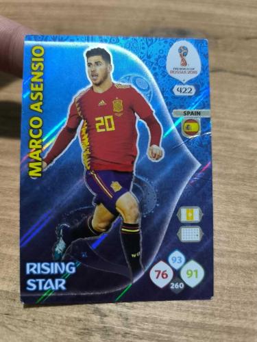 PANİNİ COLLECTOR'S FIFA WORLD CUP RUSSIA 2018 MARCO ASENSIO 422 RİSİNG STAR