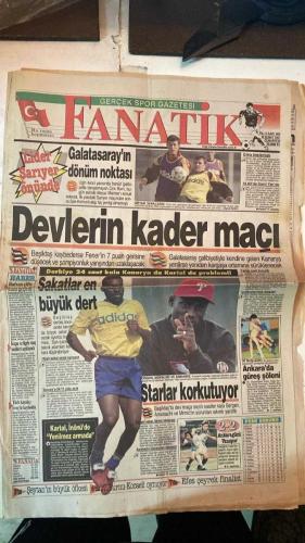 FANATİK SPOR GAZETESİ - TURKISH NEWSPAPER - DOĞUM GÜNÜ HEDİYESİ  - EKSİKSİZ TAM TAKIM GAZETE - 15 ŞUBAT 1997 - SAYI: 453 - VESELİNOVİÇ - RIDVAN DİLMEN - RASİM KARA - YILMAZ VURAL - NECATİ BİLGİÇ - İSMET TONGO - AHMET ÇAKAR - HAKAN ŞÜKÜR - HAGİ - VOLKAN - K.HAKAN - SUAT - ÜMİT - FETİ - ERGUN GÜRSOY - FARUK SÜREN - ERDAL ALPAY - PASİM KARA - OĞUZ - AYKUT - METİN AŞIK - CEMİL TURAN - YURDAĞEN KARAHASAN - BU VATAN HEPİMİZİN - GERÇEK SPOR GAZETESİ - FANATİK - GALATASARAY’IN SARIYER DÖNÜM NOKTASI - DEVLERİN KADER MAÇI - RIDVAN ÇİFTE KAZA GEÇİRDİ - KUPA VE LİGDE MAÇ SAATLERİ AÇIKLANDI - TÜRK KAYAKÇI İSVEÇ’TE KAYBOLDU - DERBİYE 24 SAAT KALA KANARYA DA KARTAL DA PROBLEMLİ - HÖGH SAKAT SAKAT OYNUYOR - KARTAL İNÖNÜ’DE YENİLMEZ ARMADA - STARLAR KORKUTUYOR - AMOKACHI ÜLKESİNDEN DÖNMEDİ - TERİM’İN BÜYÜK KUMARI - VOLKAN FEDAKARLIK ZAMANI - ŞOVU BIRAK GOLE BAK - FORMA SAVAŞI - SON İDMANA TAM KADRO - GALİBİYET KAÇINILMAZ - FETİ FORMAYI YENİDEN KAPTI - CİM BOM’DA KONGRE GÜNÜ - TARAFTARA DEKLARASYON - TE