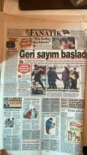 FANATİK SPOR GAZETESİ - TURKISH NEWSPAPER - DOĞUM GÜNÜ HEDİYESİ  - EKSİKSİZ TAM TAKIM GAZETE - 15 ŞUBAT 1997 - SAYI: 453 - VESELİNOVİÇ - RIDVAN DİLMEN - RASİM KARA - YILMAZ VURAL - NECATİ BİLGİÇ - İSMET TONGO - AHMET ÇAKAR - HAKAN ŞÜKÜR - HAGİ - VOLKAN - K.HAKAN - SUAT - ÜMİT - FETİ - ERGUN GÜRSOY - FARUK SÜREN - ERDAL ALPAY - PASİM KARA - OĞUZ - AYKUT - METİN AŞIK - CEMİL TURAN - YURDAĞEN KARAHASAN - BU VATAN HEPİMİZİN - GERÇEK SPOR GAZETESİ - FANATİK - GALATASARAY’IN SARIYER DÖNÜM NOKTASI - DEVLERİN KADER MAÇI - RIDVAN ÇİFTE KAZA GEÇİRDİ - KUPA VE LİGDE MAÇ SAATLERİ AÇIKLANDI - TÜRK KAYAKÇI İSVEÇ’TE KAYBOLDU - DERBİYE 24 SAAT KALA KANARYA DA KARTAL DA PROBLEMLİ - HÖGH SAKAT SAKAT OYNUYOR - KARTAL İNÖNÜ’DE YENİLMEZ ARMADA - STARLAR KORKUTUYOR - AMOKACHI ÜLKESİNDEN DÖNMEDİ - TERİM’İN BÜYÜK KUMARI - VOLKAN FEDAKARLIK ZAMANI - ŞOVU BIRAK GOLE BAK - FORMA SAVAŞI - SON İDMANA TAM KADRO - GALİBİYET KAÇINILMAZ - FETİ FORMAYI YENİDEN KAPTI - CİM BOM’DA KONGRE GÜNÜ - TARAFTARA DEKLARASYON - TE