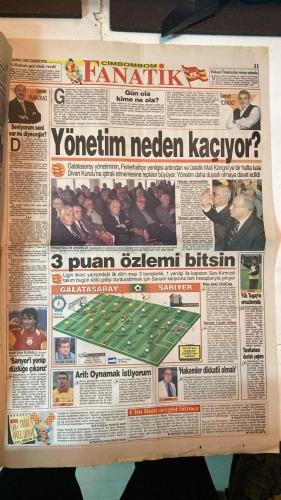 FANATİK SPOR GAZETESİ - TURKISH NEWSPAPER - DOĞUM GÜNÜ HEDİYESİ  - EKSİKSİZ TAM TAKIM GAZETE - 15 ŞUBAT 1997 - SAYI: 453 - VESELİNOVİÇ - RIDVAN DİLMEN - RASİM KARA - YILMAZ VURAL - NECATİ BİLGİÇ - İSMET TONGO - AHMET ÇAKAR - HAKAN ŞÜKÜR - HAGİ - VOLKAN - K.HAKAN - SUAT - ÜMİT - FETİ - ERGUN GÜRSOY - FARUK SÜREN - ERDAL ALPAY - PASİM KARA - OĞUZ - AYKUT - METİN AŞIK - CEMİL TURAN - YURDAĞEN KARAHASAN - BU VATAN HEPİMİZİN - GERÇEK SPOR GAZETESİ - FANATİK - GALATASARAY’IN SARIYER DÖNÜM NOKTASI - DEVLERİN KADER MAÇI - RIDVAN ÇİFTE KAZA GEÇİRDİ - KUPA VE LİGDE MAÇ SAATLERİ AÇIKLANDI - TÜRK KAYAKÇI İSVEÇ’TE KAYBOLDU - DERBİYE 24 SAAT KALA KANARYA DA KARTAL DA PROBLEMLİ - HÖGH SAKAT SAKAT OYNUYOR - KARTAL İNÖNÜ’DE YENİLMEZ ARMADA - STARLAR KORKUTUYOR - AMOKACHI ÜLKESİNDEN DÖNMEDİ - TERİM’İN BÜYÜK KUMARI - VOLKAN FEDAKARLIK ZAMANI - ŞOVU BIRAK GOLE BAK - FORMA SAVAŞI - SON İDMANA TAM KADRO - GALİBİYET KAÇINILMAZ - FETİ FORMAYI YENİDEN KAPTI - CİM BOM’DA KONGRE GÜNÜ - TARAFTARA DEKLARASYON - TE