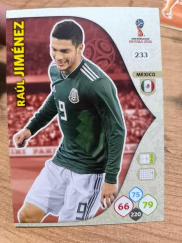 PANİNİ COLLECTOR'S FIFA WORLD CUP RUSSIA 2018 RAUL JIMENEZ 233