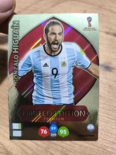 PANİNİ COLLECTOR'S FIFA WORLD CUP RUSSIA 2018 GONZALO HIGUAİN LİMİTED EDİTİON PREMİUM