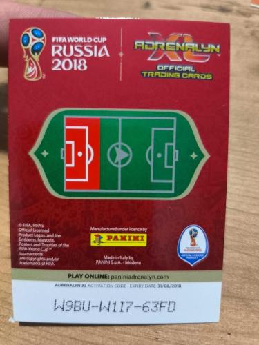 PANİNİ COLLECTOR'S FIFA WORLD CUP RUSSIA 2018 DANI ALVES MIRANDA MARQUİNHOS MARCELO POWER 4