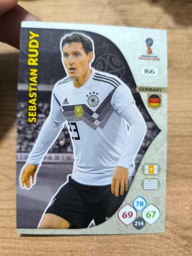PANİNİ COLLECTOR'S FIFA WORLD CUP RUSSIA 2018 SEBASTİAN RUDY 166