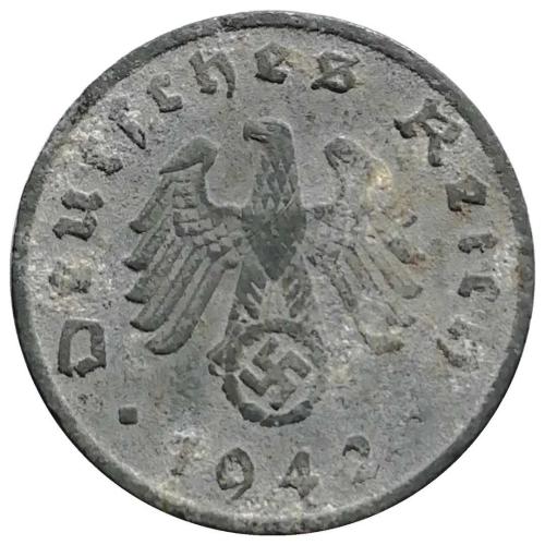 Almanya 1942 Yılı 1 Pfennig ÇT (+)