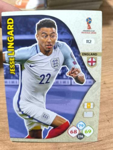 LOT.17 » PANİNİ COLLECTOR'S FIFA WORLD CUP RUSSIA 2018 JESSE LINGARD 112